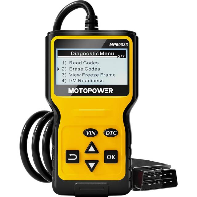 MOTOPOWER MP69033 OBD2 Scanner Universal Car Engine Fault Code Reader