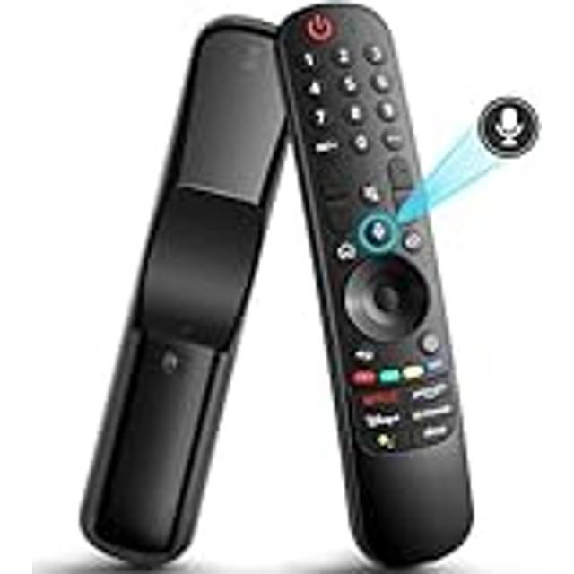 Magisk fjärrkontroll för LG-Smart-TV fjärrkontroll ersättning med pekare och röstfunktion kompatibel med 2017-2023 LG UHD OLED QNED NanoCell 4K 8K modeller TV-apparater