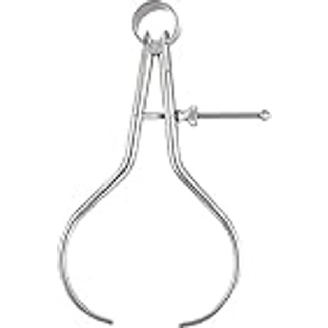 275-6 Toolmakers Spring-Type Caliper and Divider Outside 6 Size and Capacity Solid Nut Round Leg