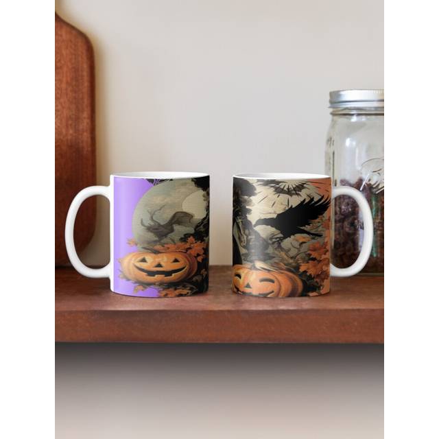 (Halloween Cool artwork for a gift-10430) Coffee Mugs 11oz Jenny the butcher Ceramic Mug Cute Novelty Christmas Gifts