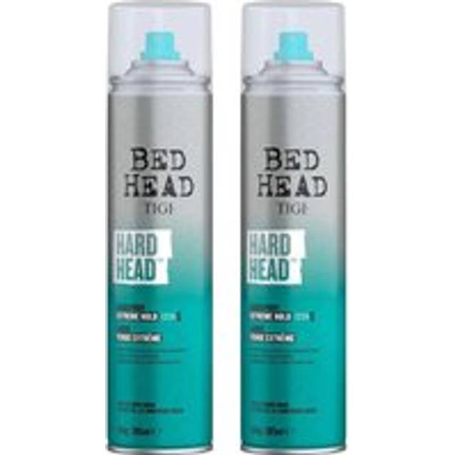 Bed Head by TIGI Hard Head Hairspray for Extra Strong Hold, 385ml, 2pk