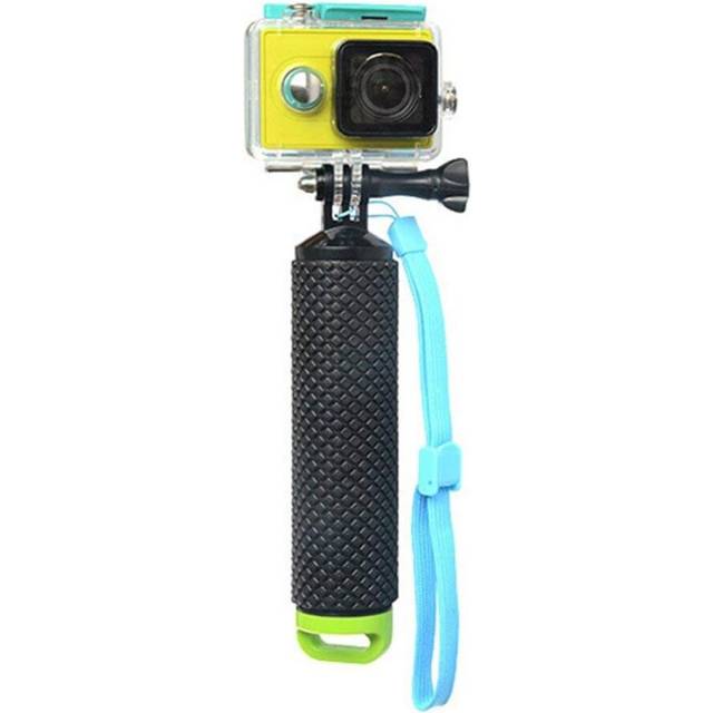 (a-Green) Waterproof Floating Hand Grip Underwater Selfie Stick for Gopro Hero Session Pro Float Handle Diving Action Camera