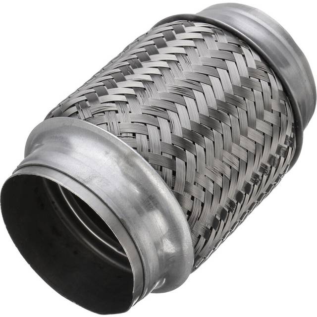 Exhaust Flex Pipe Tube Stainless Steel Double Braid 3 Inch X 6 Inch w/ Ends Flexi