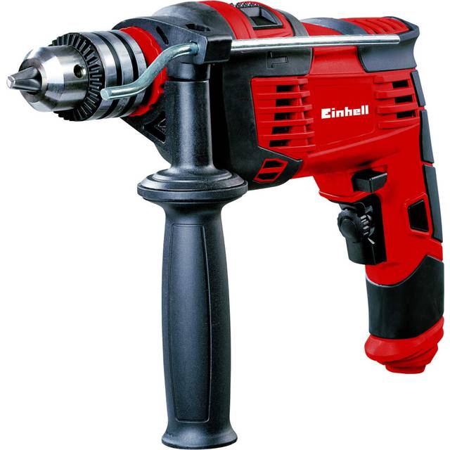Einhell TC-ID 1000 E Impact Drill | Hammer Drill With Auxiliary Handle, Soft Grip, Speed Control | 1010W Electric Drill With Percussion Hammer