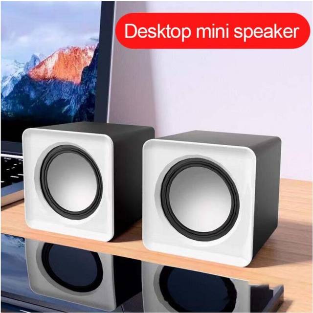 (a-blue Speaker) Stereo Sound Surround Loudspeaker Usb Wired Universal Wired Speaker Protable Mini Computer Speaker For PC Laptop Notebook