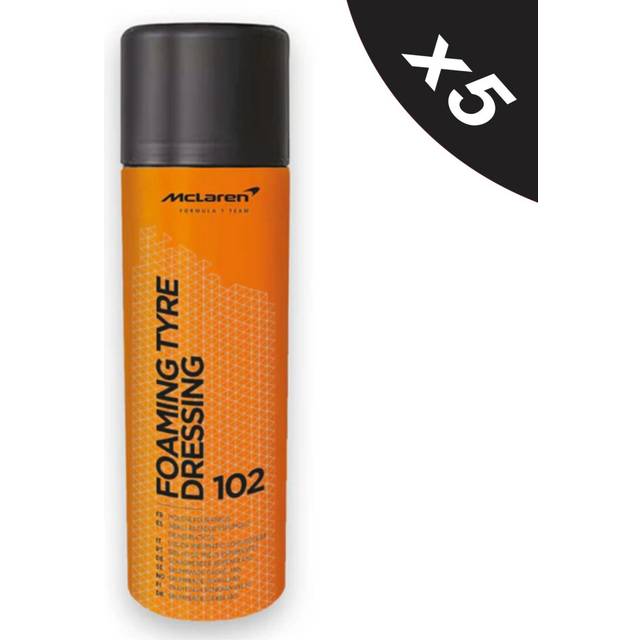 McLaren  Tyre Foam Car Tyre Dressing Shine Wet Gloss Tyre Spray 5x500 ml