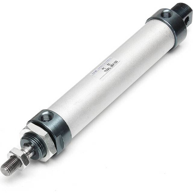 25mm Bore 100mm Stroke Double Acting Mini Pneumatic Air Cylinder