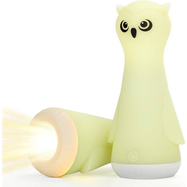 Chronus 2-in-1 Night Light with Flashlight for Kids-Rechargeable LED Dimmable Night Light for Toddler Bed Room Glow in Dark Handheld Emergency