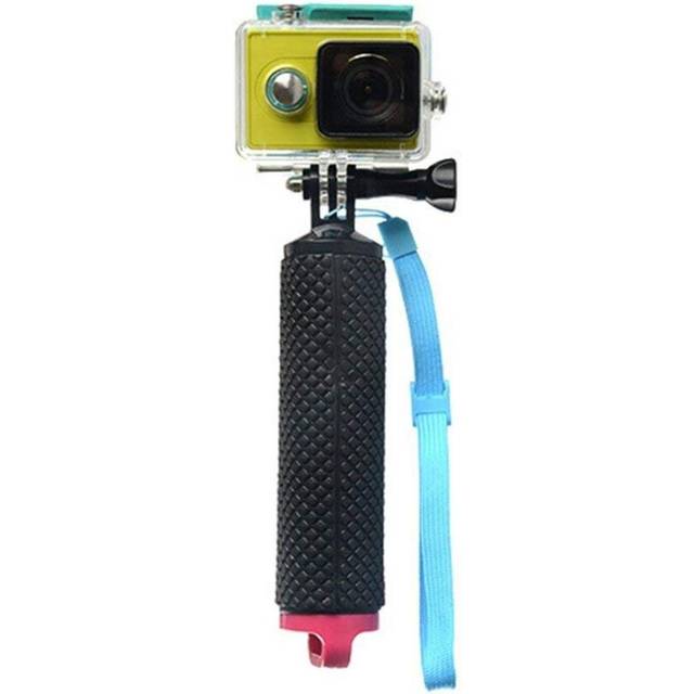 (a-Red) Waterproof Floating Hand Grip Underwater Selfie Stick for Gopro Hero Session Pro Float Handle Diving Action Camera
