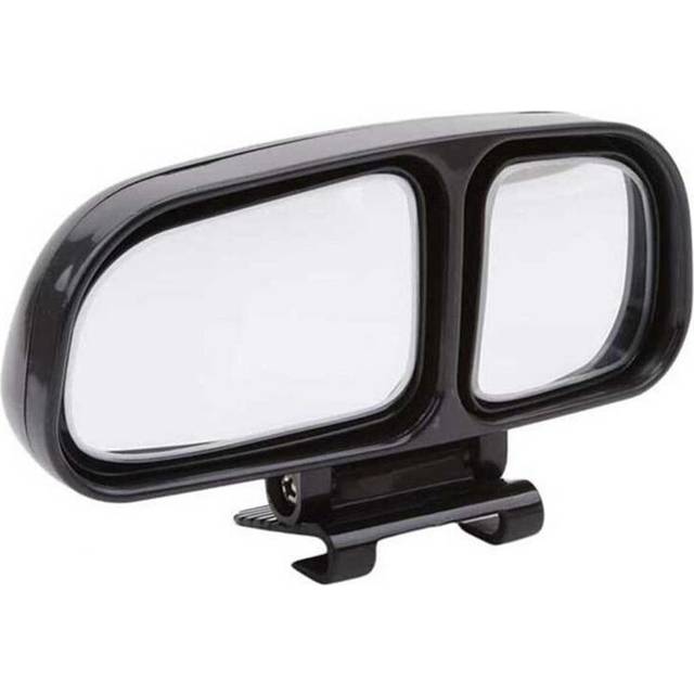 (Black Left) Wide Angle Mirror Universal Adjustable Car Rear View Blind Spot Auxiliary