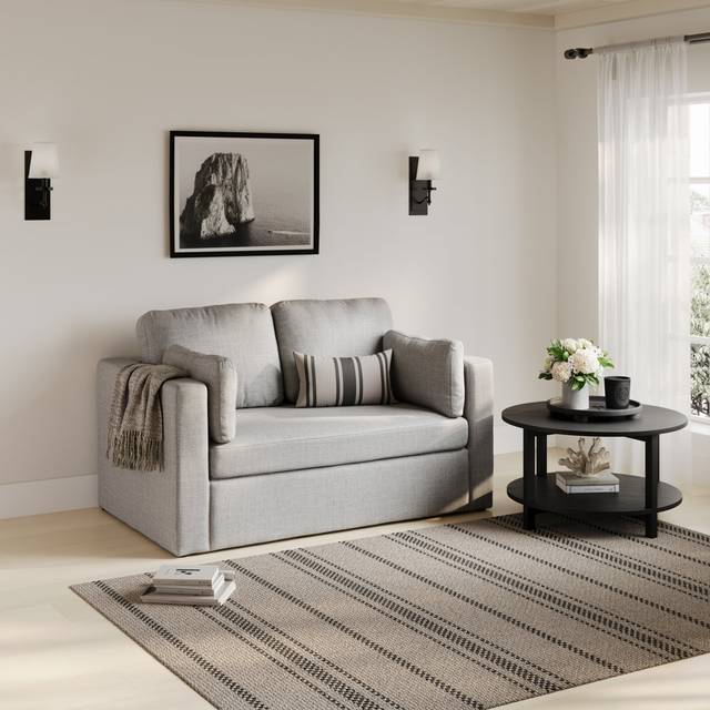 Newport Light Grey 2 Seater Sofa (2/96&#34; H x 155&#34; W x 95&#34; D)
