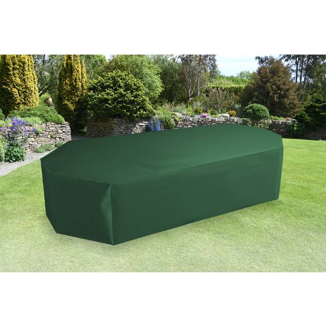 Dakota Fields Protector 5000 Premium Rectangular 8/10 Seat Patio Dining Set Cover - Green (90cm H X 320cm W X 190cm D)