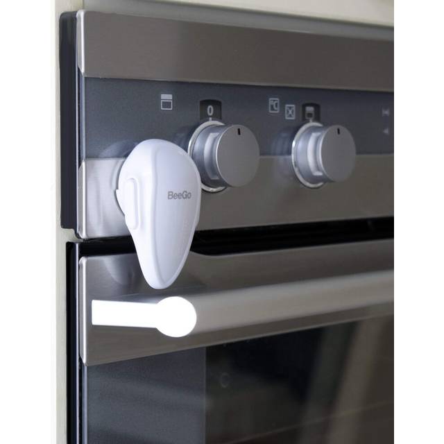 BeeGo Baby Proofing Oven Lock : 1pc White Child Oven Lock for Oven Doors - Ensuring Kitchen Safety with Kids Protector, Baby Oven Guard, and Safety