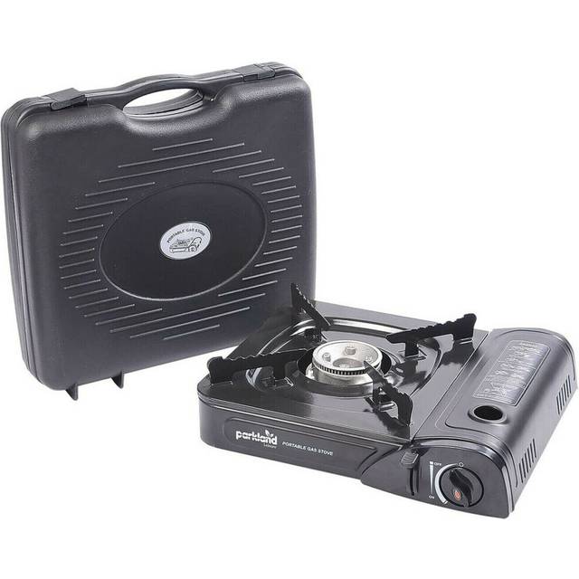 (Stove Only) Portable Gas Cooker Stove Camping BBQ Butane Can Mini Stove Single Burner Case