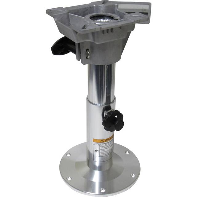 (Fixed Top) Aluminium Adjustable Boat Seat Pedestal Base