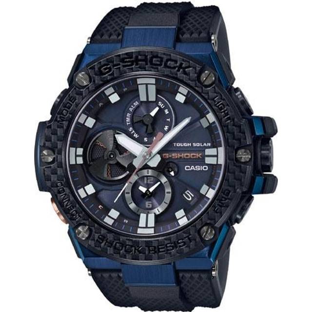 CASIO Men's G-SHOCK GST-B100XB-2AJF [G-STEEL Bluetooth Toughness Chronograph] Round Watch Black