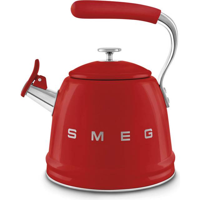 WKF01 Retro Stovetop Whistling Kettle - Red - One Size