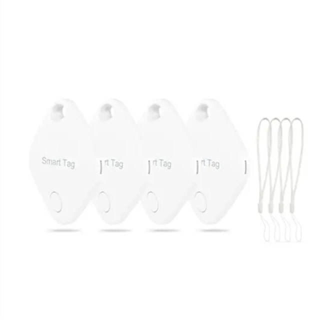 4Pcs t Smart Tag GPS Tracker Work for Find My APP (B)
