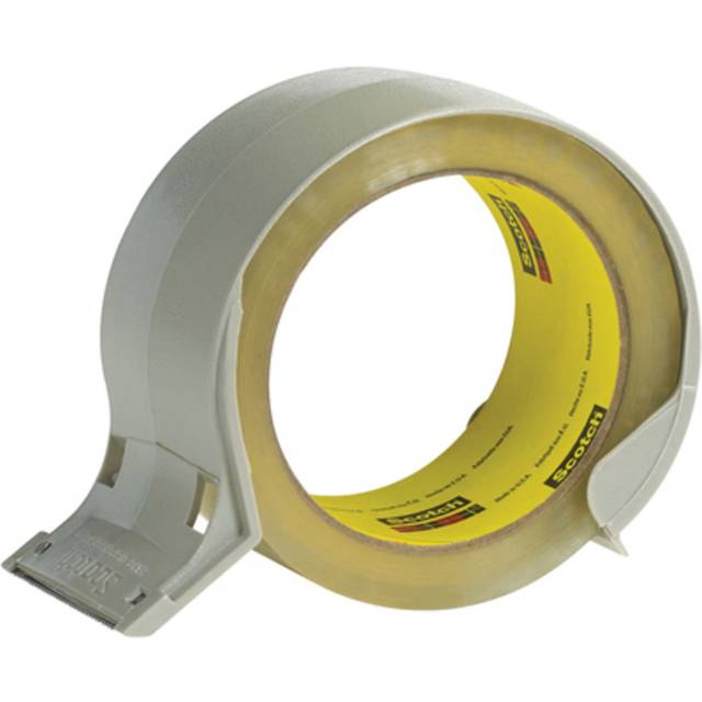 Scotch TD3MH320 Gray Economy Carton Sealing Tape Dispenser