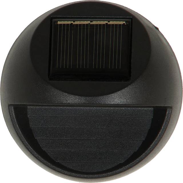 Pack of 4 Augusta Solar Fence Lights - Black