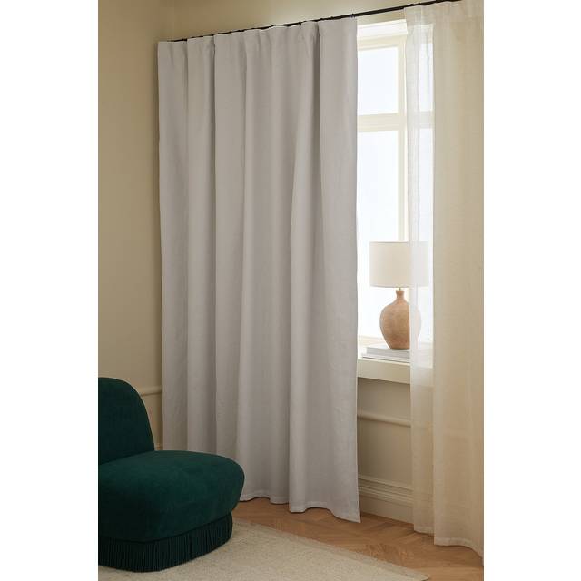 Ellos Home - Mörkläggningsgardin Ines Wide extra bred 1-pack - Vit