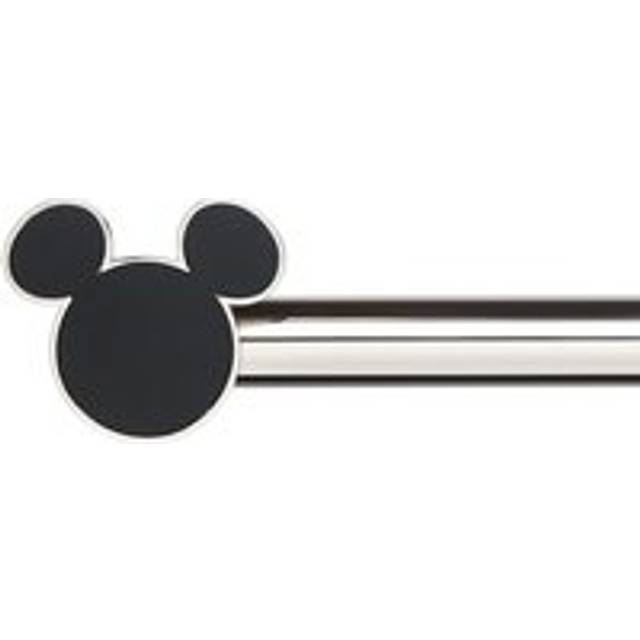 Disney Mickey Mouse Extendable Metal Eyelet Curtain Pole - Silver
