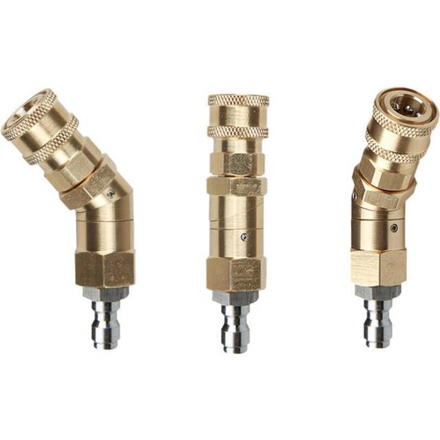 High Pressure Washer 1/4 Water Adapter Quick Joint Hose 360 Degree Angle Rotated Union Connection