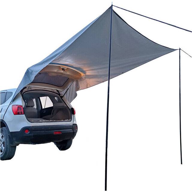 Car Rear Rooftop Tent Waterproof Car Side Awning Tent Sun-shelter Truck Canopy Camping Travel