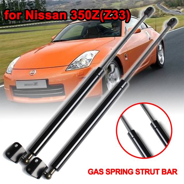 2 x Car Rear Tailgate Gas Strut Bars Trunk Support With Spoiler Car Accessories