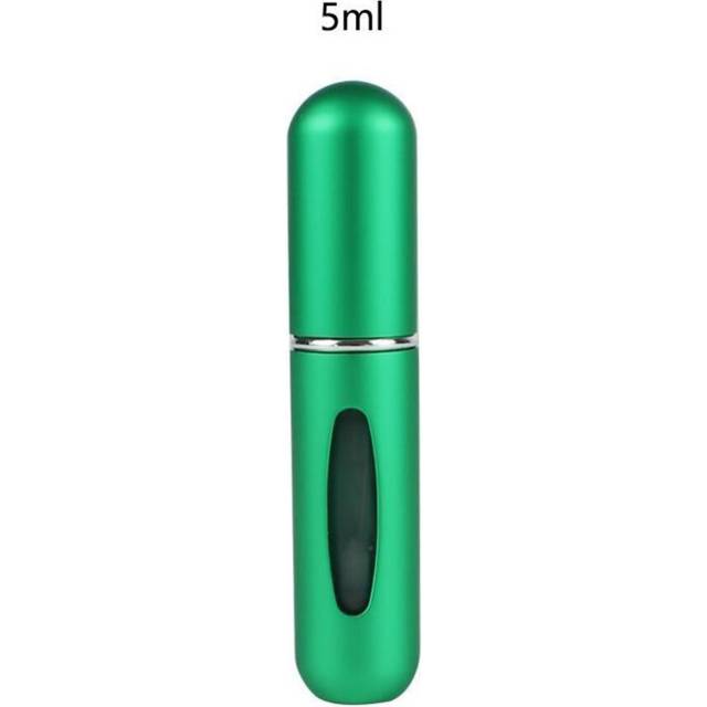 (green, 5ml) 5/8ml Perfume Spray Bottle Travel Protable Refillable Perfume Atomizer Empty Cosmetic Perfume Bottle