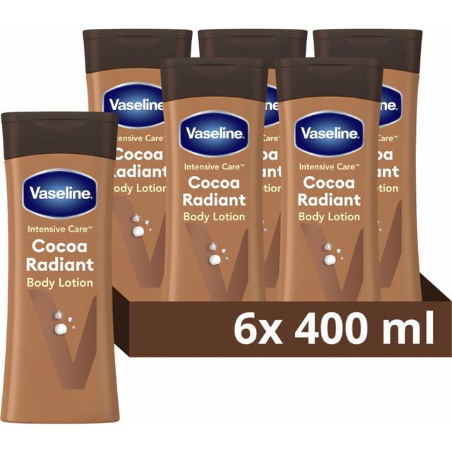 Cocoa Radiant Body Lotion 100% cocoa butter for dry skin 6x 400 ml