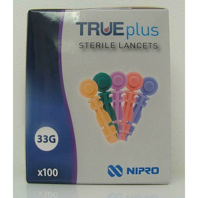 TRUEplus Sterile Lancets 33G x100