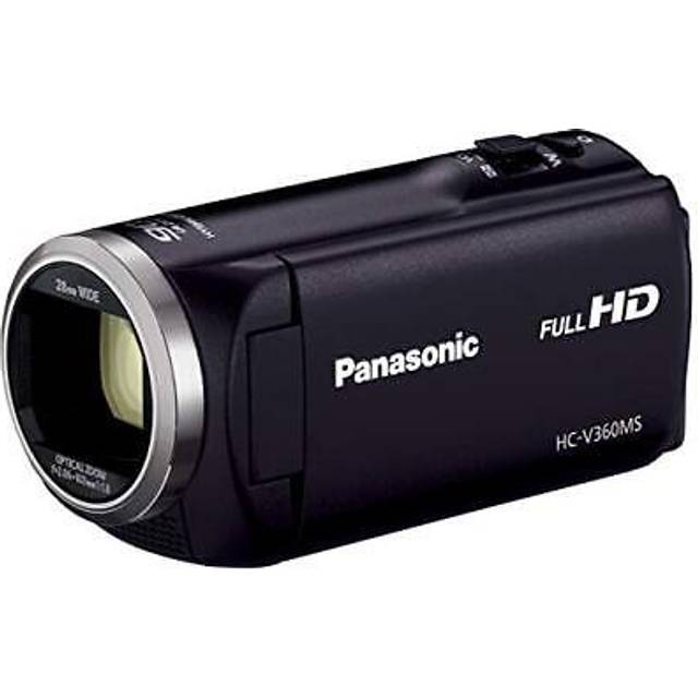 panasonic hd video camera V360MS 16GB High magnification 90x zoom black HC-V360MS-K