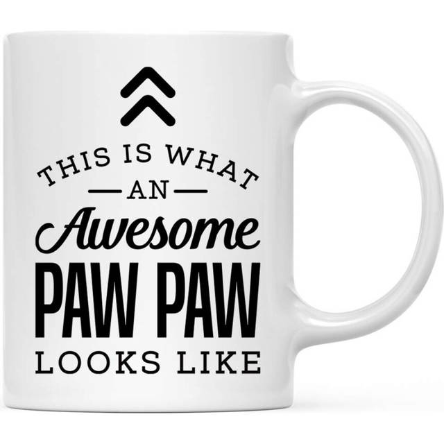 Andaz Press 11oz Ceramic Coffee Tea Mug Gift  This is What an Awesome Paw Paw Looks Like  1Pack  Birthday Gift Ideas Coworker