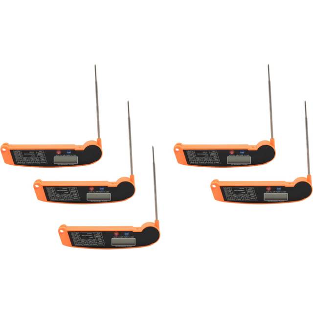 5X Digital Instant Read Meat Thermometer with Highly Accurate Temperature Probe, Electric