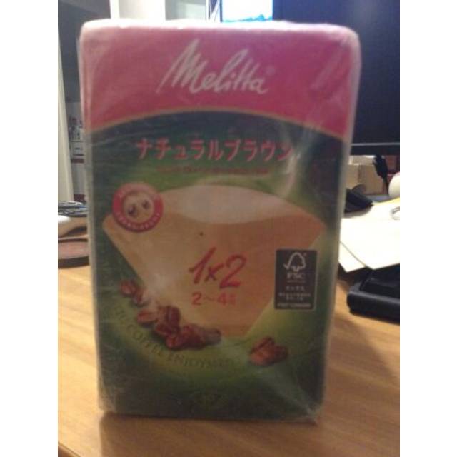 Melitta Coffee Paper Filter Aroma Magic Natural Brown 1x2 24 Cups 40 Sheets For