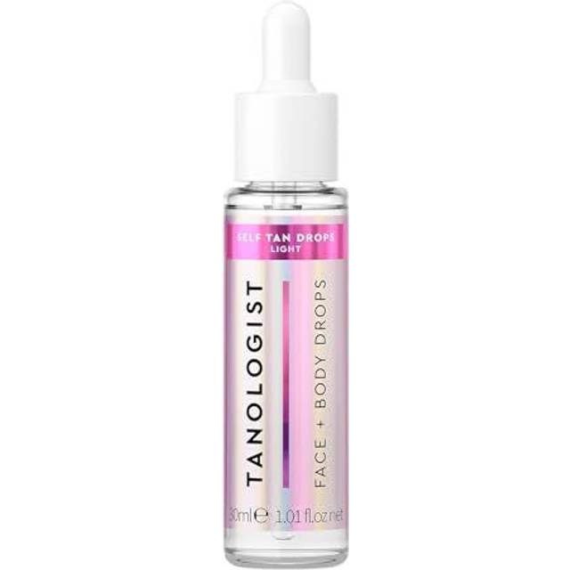 Tanologist Drops, Extra Dark (30ml) Hydrating Self Tanning Drops, Natural Ingredients & Vegan, Dermatologist Approved, Clean Ingredients & Vegan