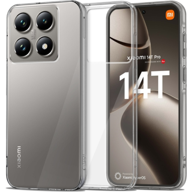 Tech-Protect Xiaomi 14T Pro Mobilskal Flexair Haybrid - Clear