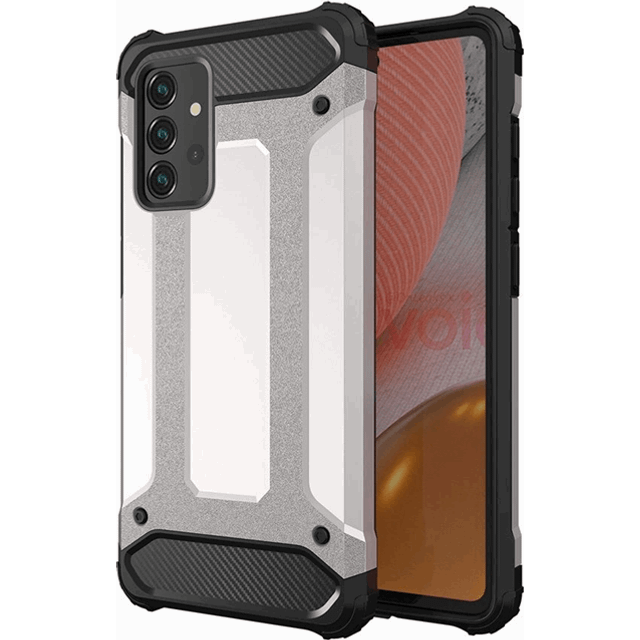 Hybrid Armor Bakskal till Samsung Galaxy A56 - Silver