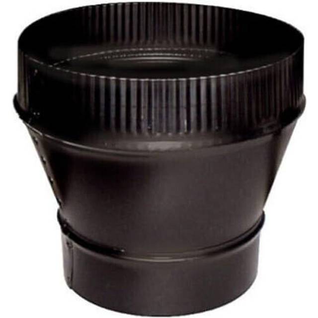 Imperial Manufacturing BM0058 4 x 6 in. Black 24 Gauge Flue Increaser