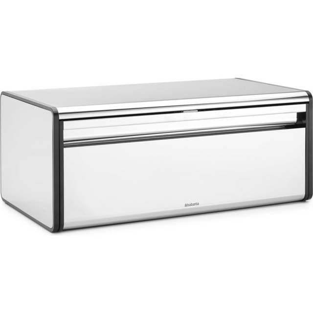 Brabantia Fall Front Bread Bin- Brilliant Steel