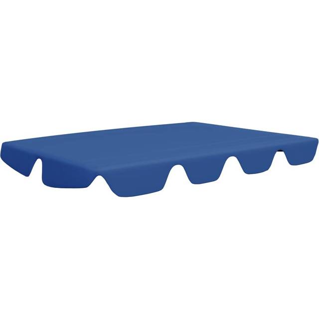 Replacement Canopy for Garden Swing Blue 150/130x70/105 cm (18cm H X 150cm D)