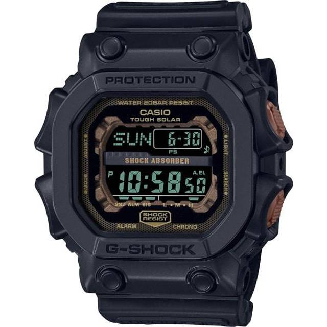CASIO Men's G-SHOCK GX-56RC-1JF [G-SHOCK TEAL AND BROWN COLOR Series] Square Watch Black Resin