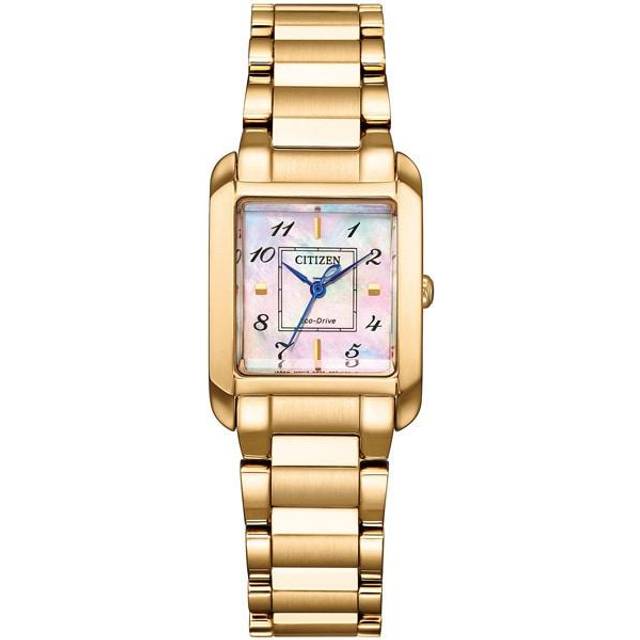 Citizen EW5603-89Y ( Watch L CITIZEN L Solar-powered Eco-Drive SQUARE Collection) Square Watch Gold