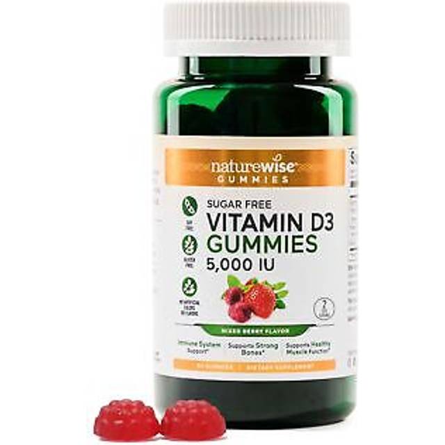 NatureWise Vitamin D3 Gummies Sockerfri