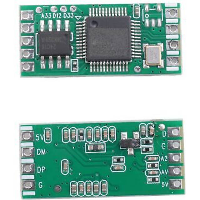 2Pcs Analog CVBS to USB Camera Module AV-To-USB