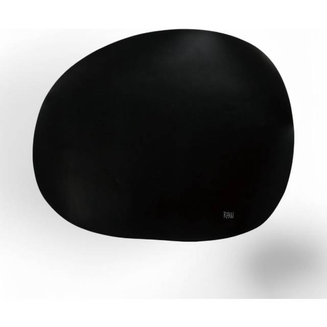Aida - RAW Silikone dækkeserviet Black - soft surface 1 stk. 41 x 33,5 cm
