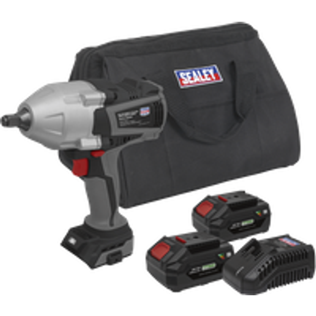 Sealey CP20VXIWKIT Cordless Impact Wrench Kit 20V 4Ah Sv20 Series, Multi