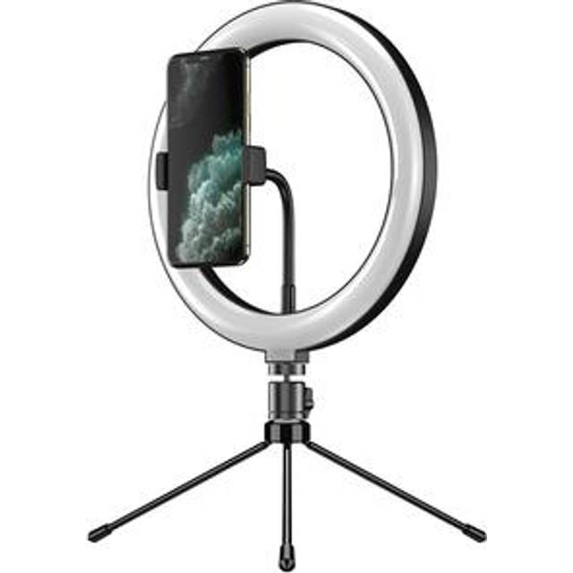 APEXEL APL-FL10JJ13Y 26 cm LED-ringljus för fotografering Selfie Fill Light med stativ och telefonhållare