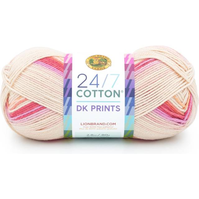 Lion Brand Yarn 24/7 Cotton Dk Yarn  1 Pack  Flamingo